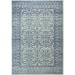 Bashian Bashian Everek Collection Geometric Transitional Polypropylene Machine Made Area Rug - Ivory & Blue - 5 ft. x 7 ft. 6 in.