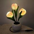 SBYOJLPB Led Table Lamp Imitation Flower Shaped Led Night Lamp Table Lamp Decoration In Family Bedroom Suitable for Gifts Table Small Night Lamp In Bedroom Reduced Price