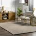 nuLOOM Amy Casual Faux Rabbit Machine Washable Area Rug 3 9 x 6 Taupe