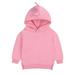 Baby Boys Girls Solid Hoodies Sweatshirt ESHOO Toddler Warm Hooded Pullover Tops Fleece Lined 6M-4T