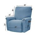 1Pc Non-slip Recliner Chair Cover Elastic Armchair Cover Massage Sofa Slipcover