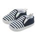 Suanret Infant Baby Flat Shoes Non-Slip Slippers Soft Sole Adorable Baby Booties Baby First Walking Shoes Dark Blue 6-12 Months