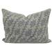 Fabdivine Thick Linen Hand Block Print Elegant Throw Cushion Cover 14 X36 Gray