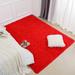 YJ.GWL Fluffy Soft Carpet Shag Fuzzy Area Rugs Shag Rug for Living Room Bedroom Floor Mat 3 x5 Red