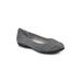 Women's Clara Flat by Cliffs in Pewter Glitter (Size 9 1/2 M)