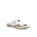 Women's Tahiti II Sandals by Eastland in White (Size 6 M)