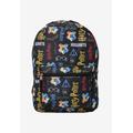 Women's Harry Potter All-Over Print 16" Deluxe Nylon Backpack by Harry Potter in Black