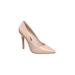 Women's White Mountain Sierra Pump by French Connection in Nude Patent (Size 9 M)