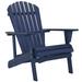 Solid Wood Adirondack Chair by Saint Birch in Navy Blue