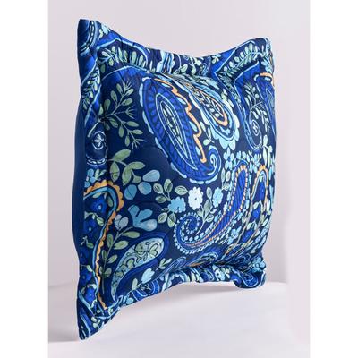 BH Studio Reversible Quilted Shams by BH Studio in Navy Paisley (Size KING)