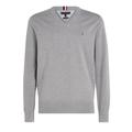 Tommy Hilfiger 1985 Collection Pullover aus Bio-Baumwolle Herren medium grey heather, Gr. M, Bio-baumwolle