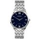 Sekonda Mens Quartz Watch with Blue Dial Analogue Display and Stainless Steel Bracelet 1609