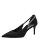 Tamaris Damen Pumps Textil Vegan Stilettoabsatz; BLACK/schwarz; 39 EU