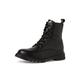 Tamaris Damen Lederstiefel Stiefelette Frauen Ankle Boots schwarz M2526941, Schuhgröße:37 EU