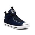 Converse Unisex Chuck Taylor All Star High Street Mid Lace Up Style Sneaker - Obsidian/Midnight Navy, Obsidian/Midnight Navy, 12 Women/12 Men