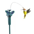 Oiseau papillon volant solaire 62 décor de jardin de cour ornement de colibri piquet de