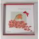 Personalised Christmas Cards Robin & Poppies Design Mum & Dad Grandma Grandad Friends Any Couple | Sku544