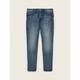 TOM TAILOR DENIM Herren Tapered Slim Jeans, blau, Uni, Gr. 30/34