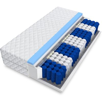 Matratze 100x200 Taschenfederkern 7 Zonen Hochelastisch H2 H3 JUPITER Bett 18cm Image