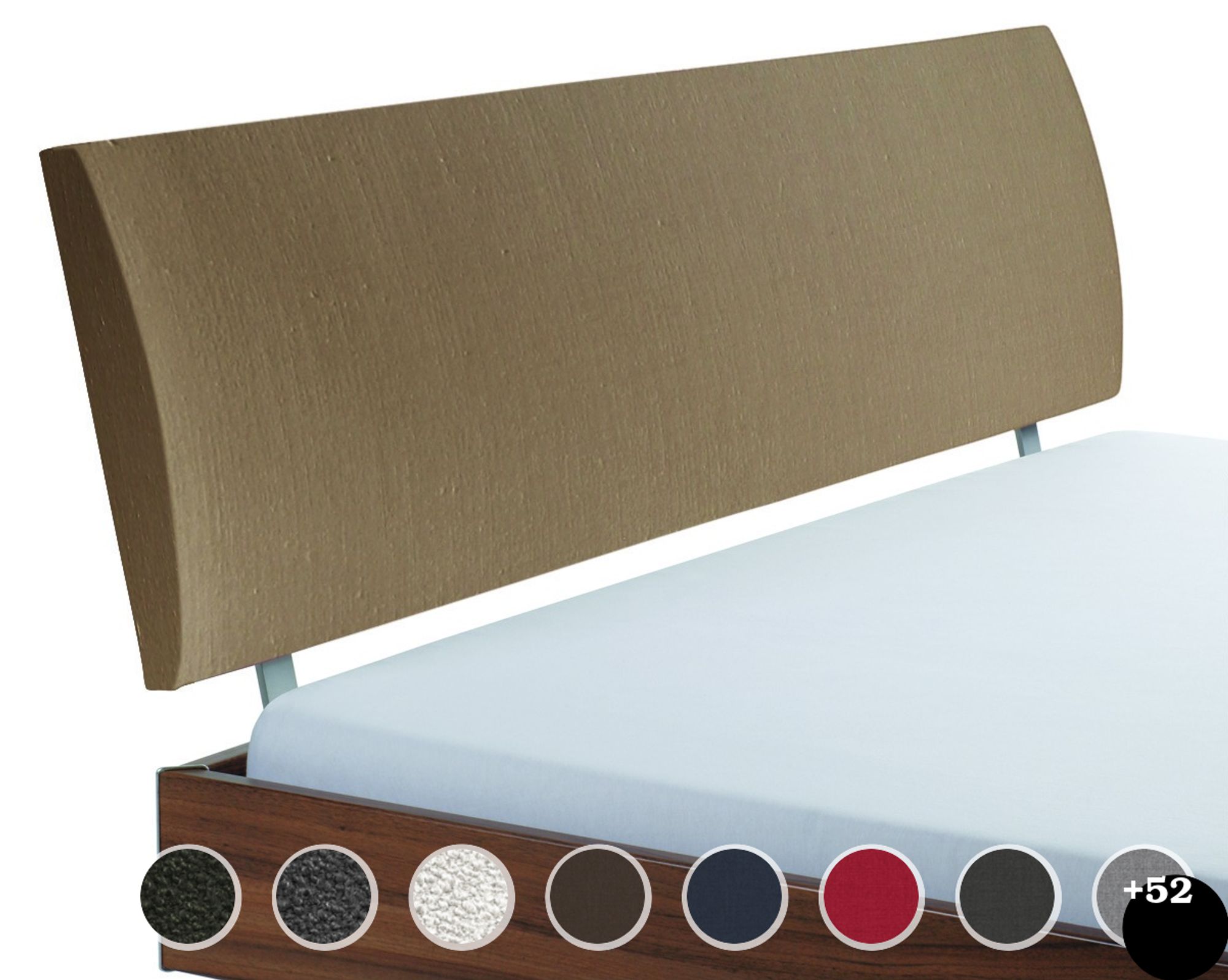 Hasena Wood-Line Kopfteil Lecco 180/200 cm / PK3 Capo 760 anthrazit Image