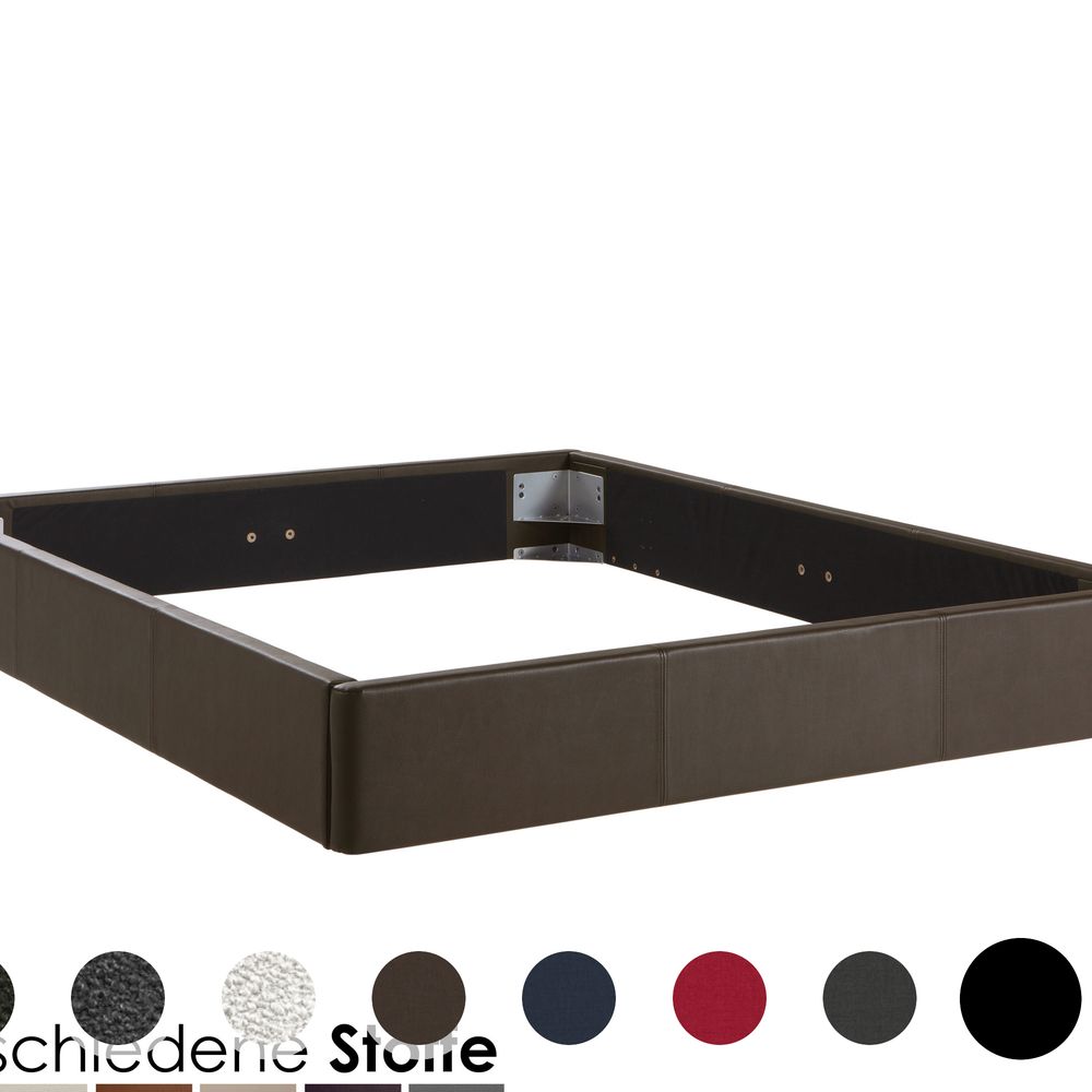 Hasena Dream-Line Bettrahmen Ciara 23/4S 140x200 cm / PK3 Velluto 740 grey Image