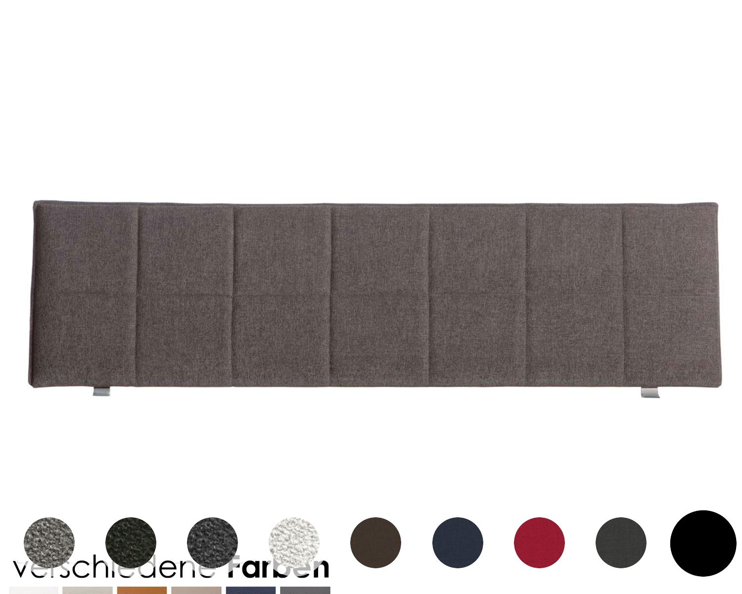Hasena Soft-Line Kopfteil Malta 180 cm / PK3 Cyclo 731 macciato Image