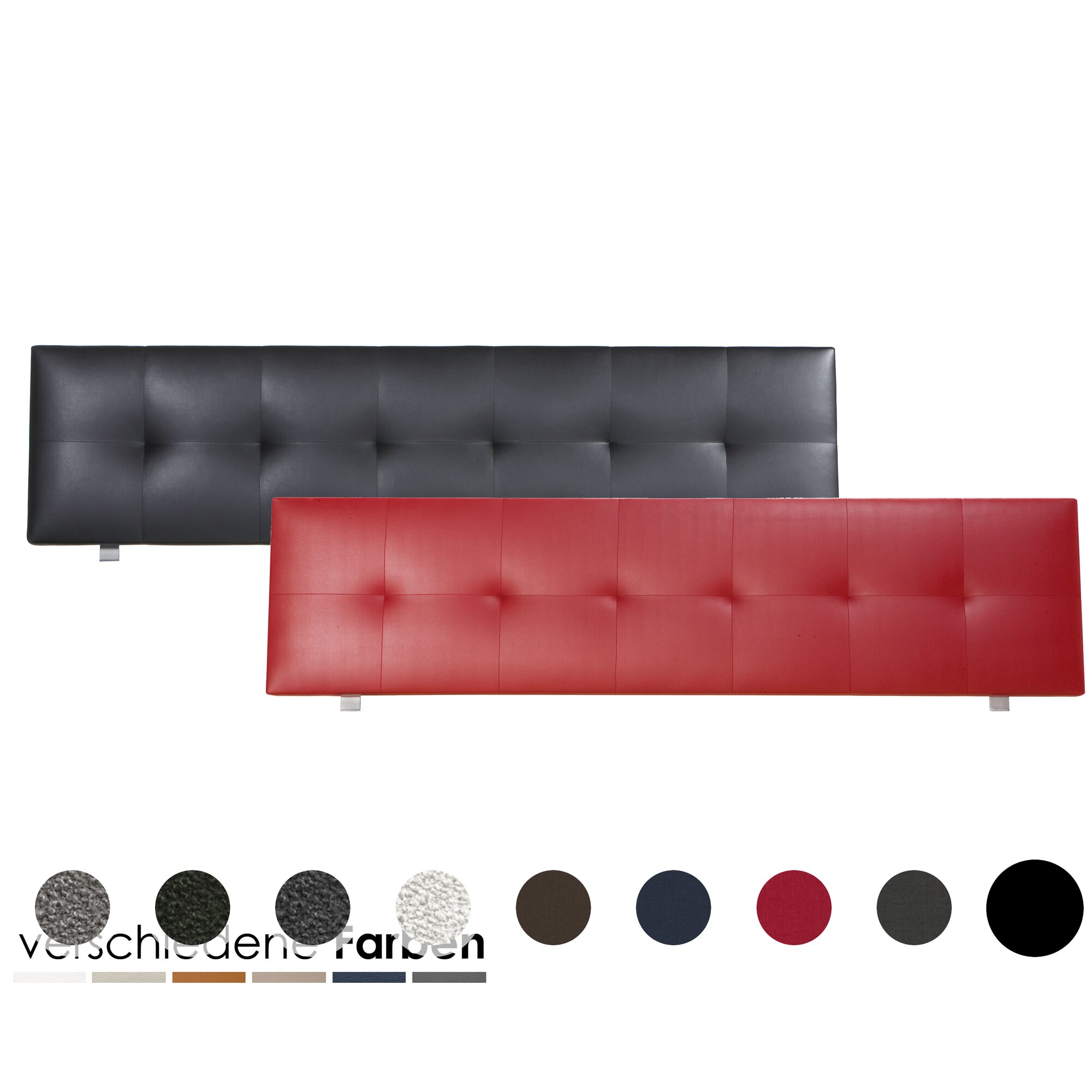 Hasena Factory-Line Kopfteil Ronna 180 cm / PK3 Tocco 712 chocolate Image