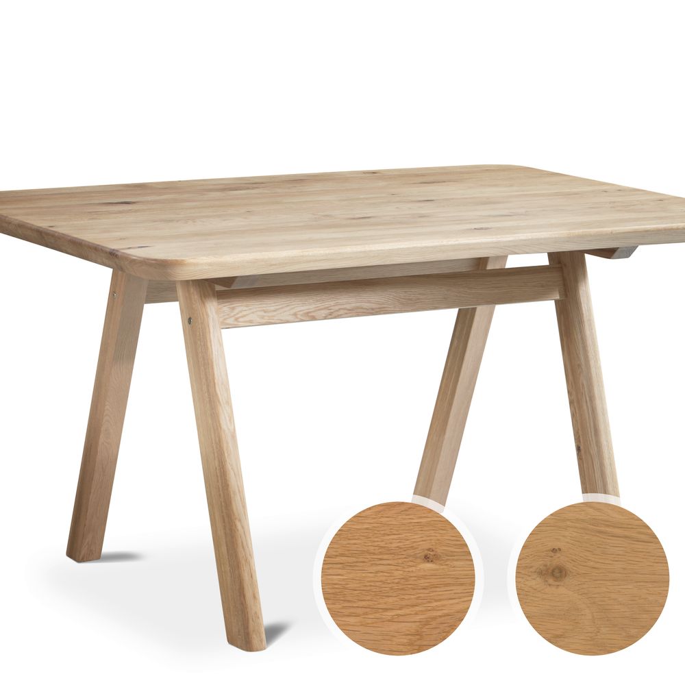 Schösswender »Deven« Esstisch 160x90 cm / Wildeiche Samtöl / ohne Steineinlage Image