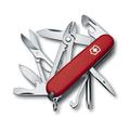 Victorinox Deluxe Tinker Swiss Army Knife, Medium, Multi Tool, 17 Functions, Screwdriver, Scissors, Red