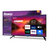 Roku 40 Select Series 1080p Full HD Smart RokuTV with Voice Remote Bright Picture Customizable Home Screen and Free TV