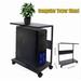 2-Tier Computer Tower Stand Under Desk CPU Stand PC Stand W/ Rolling Wheels