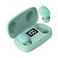 PRINxy Smart Wireless Bluetooth Headphones Waterproof And Sweatproof Macaron Color In-ear Touchs Digital Headphones Noise-Canceling Mic-Ergonomic Design Green