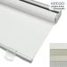 Keego Cordless Roller Shades Light Filtering Blinds for Windows Room Darkening Rolled Up Shades UV Protection Window Shades Door Blinds for Home and Office(White 29 W x 60 H)