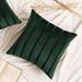 Striped Velvet Cushion Cover 30*50 45*45 50*50cm Decorative Simple Elegant Pillow Cover for Sofa Livingroom Decor Pillowcase