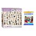 Bundle of 2 |Eurographics Yoga Puppies 300-Piece Puzzle + Smart Puzzle Glue Sheets