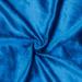 Fabric Mart Direct Blue Cotton Velvet Fabric By The Yard 54 inches or 137 cm width 3 Continuous Yards Blue Velvet Fabric Upholstery Weight Curtain Fabric Wholesale Fabric Fashion Velvet Fabric