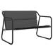 Ebern Designs Ranny Metal Garden Outdoor Bench Metal in Gray | 29.1 H x 43.3 W x 27.6 D in | Wayfair AB51609D912149AFA3DED2D9884F0B32