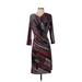 Nine West Casual Dress - Sheath: Purple Dresses - Women's Size 2