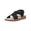 Sandale CRUZ "Bellevira", Damen, Gr. 38, schwarz, Polyurethane, Rindsleder, feminin, Schuhe, mit extra komfortablem Fußbett