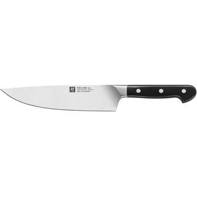 Kochmesser ZWILLING "Pro", schwarz, Gesamtlänge 33cm Klingenlänge 20cm, Spezialklingenstahl, Stahl, Kochmesser, Klingenl