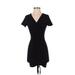 Polly Casual Dress - Mini: Black Solid Dresses - Women's Size 4