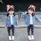 Veste en jean pour petites filles, manteau en jean pour enfants, vêtements pour enfants, petite