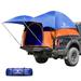 Umbrauto Double Layer Truck Tent 5.5-5.8' Ft, w/ 2 Person Tent Hybrid in Orange/Blue | 64.9 H x 64.9 W x 66.5 D in | Wayfair MZ-4601