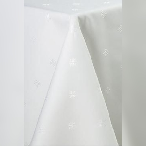 METRO Professional Tischdecke, Polyester, Jacquardstoff, Ø 180 cm, rund, weiß Image