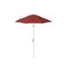 Arlmont & Co. 6-Foot Stone Black Aluminum Patio Market Umbrella w/ Push-Button Tilt In Sunbrella Metal | 102 H x 72 W x 72 D in | Wayfair