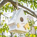 August Grove® Bartling 6.5 in x 5.5 in x 3 in Birdhouse Ceramic in White | 6.5 H x 5.3 W x 3 D in | Wayfair DBADBFF50DD24569861142A51A968272