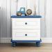 Wooden Kid's Nightstand + Two Drawers