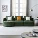 Green Sectional - Ivy Bronx Edrikas 3 - Piece Upholstered Sectional Polyester | 34.25 H x 113 W x 30.71 D in | Wayfair