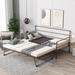 Iron Daybed With Pop Up Trundle Twin Size For Adults ️