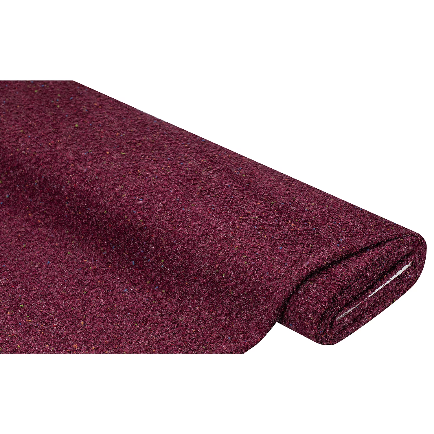 Leichter Bouclé, himbeer